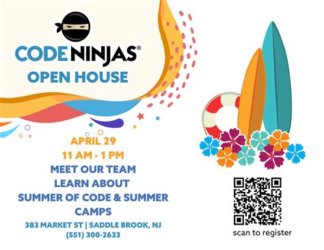 Apr 29 Code Ninjas Summer Open House Fair Lawn Nj Patch