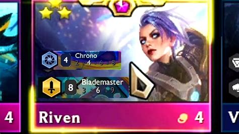 Qeqeqr Riven 3 Star⭐⭐⭐ Tft Set 10 Youtube