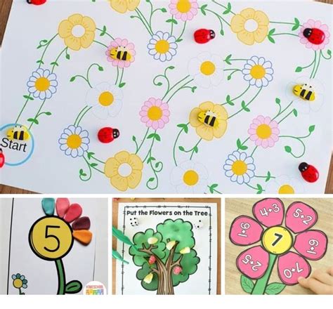 35 Spring Math Activities For Preschool Fun A Day