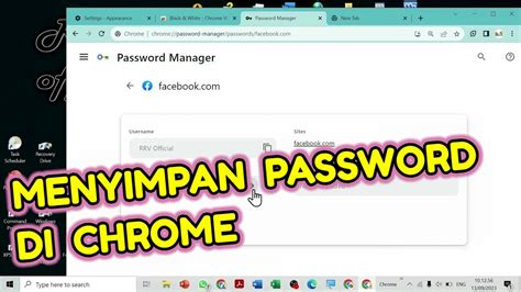 Tutorial Mengelola Serta Menyimpan Beberapa Kata Sandi Di Chrome Laptop