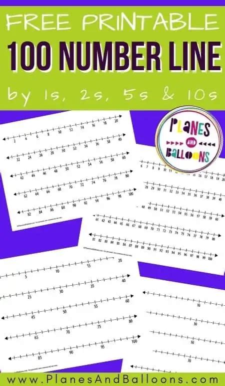 Printable Number Line Artofit