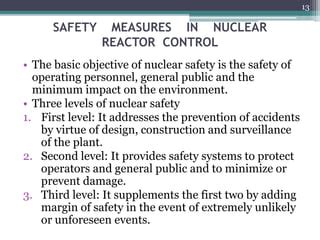 Nuclear power plant-safety measures | PPT