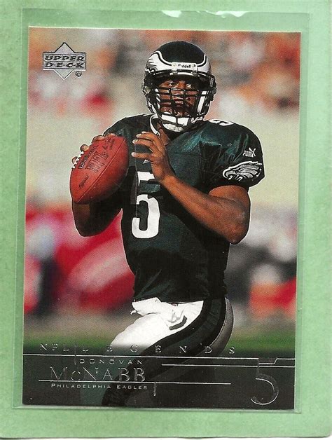 Donovan Mcnabb 2001 Upper Deck Nfl Legends 65 Eagles 1 Shipping Mint Ebay