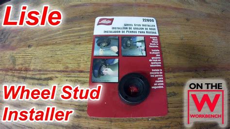 Lisle Wheel Stud Installer Youtube