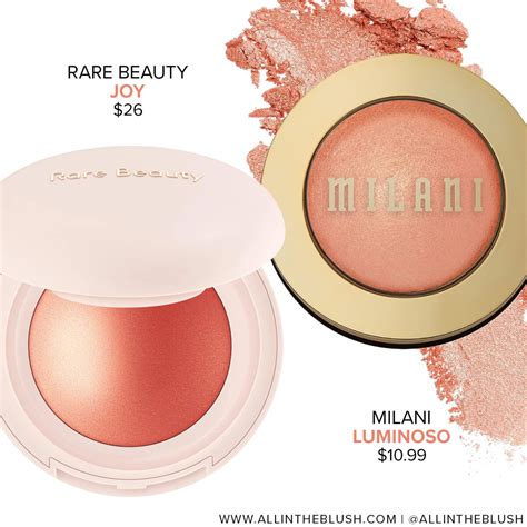 Rare Beauty Joy Soft Pinch Luminous Powder Blush Dupes All In The Blush