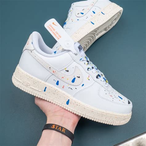 Nike Air Force Low Paint Splatter White On Sale Wowsnkrs