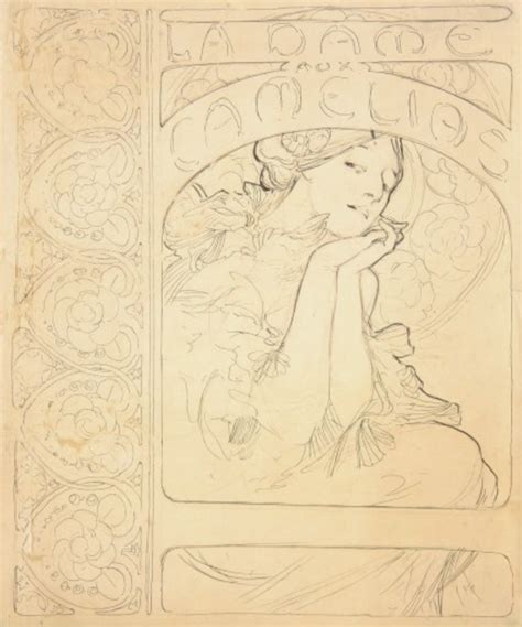 Behind His Paintings The Drawings Of Alphonse Mucha Everything Czech