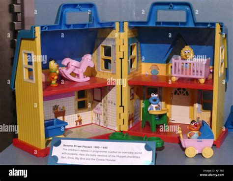 Sesame Street Dolls house made based on the popular children's ...