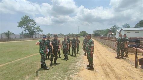 Cek Lintasan Pacu Dan Fasilitas Stadion RP Moh Noer Bangkalan Danrem