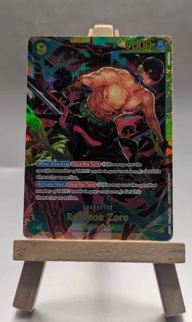 ONE PIECE CARD Game Roronoa Zoro OP06 118 SEC Wings Of The Captain