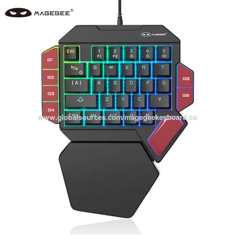 Magegee Mk Axe One Handed Professional Gaming Keyboard Rgb Backlit