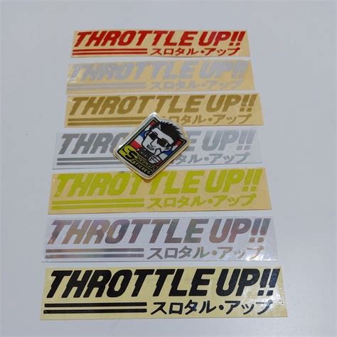 Jual Sticker Visor Helm Throttle Up Cutting Shopee Indonesia