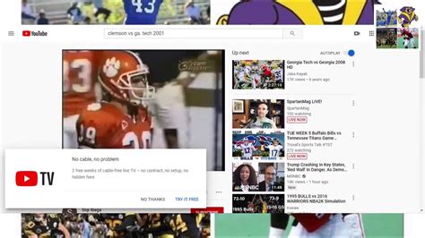 Clemson Vs Gatech Youtube