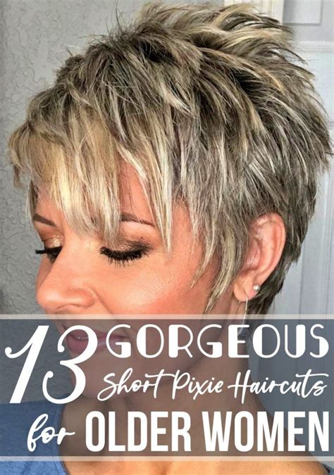 13 Gorgeous Short Pixie Haircuts For Older Women Short Sassy Haircuts Short Hairstyles For