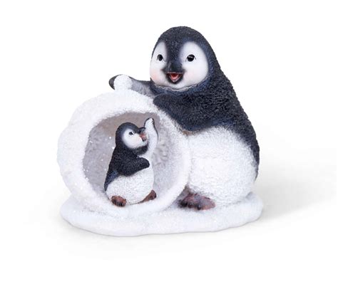 Boule de Noël avec pingouins Gardennice Boutique en ligne Jardin Déco