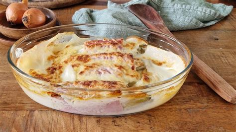 Gratin d endives au jambon et à la béchamel Aux Fourneaux