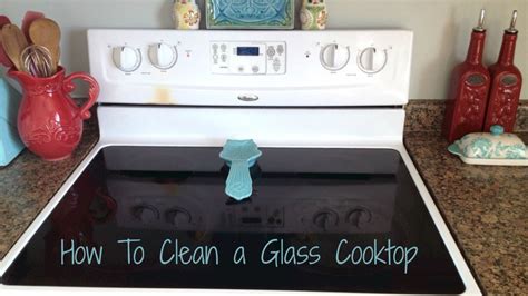 How To Clean A Glass Cooktop Stove Youtube