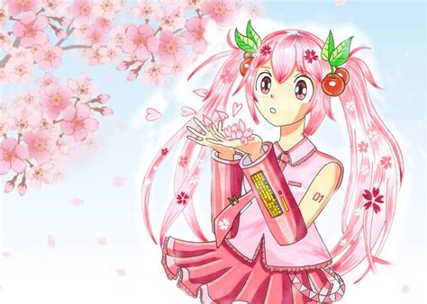 Piaproピアプロイラスト「桜ミクさん 」