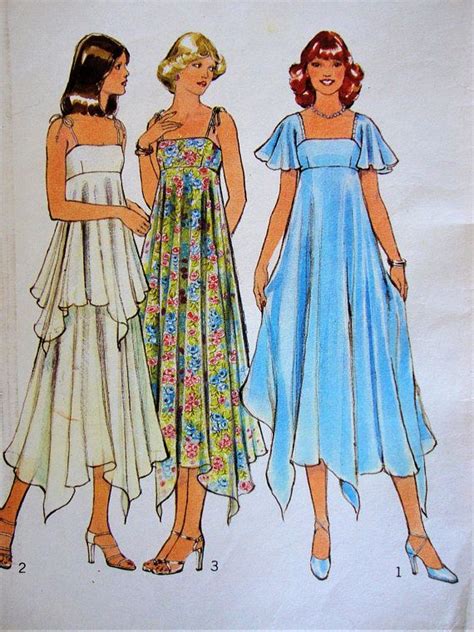 Handkerchief Dress Sewing Pattern Np