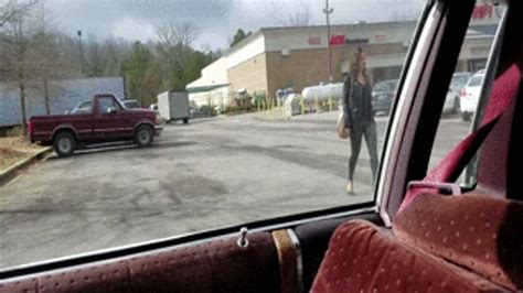 Jane Domino Cranking Getting Hot N Bothered In Grocery Store Parking