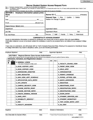 Fillable Online Wwwcc Ivytech Banner Finance Request Form Ivy Tech