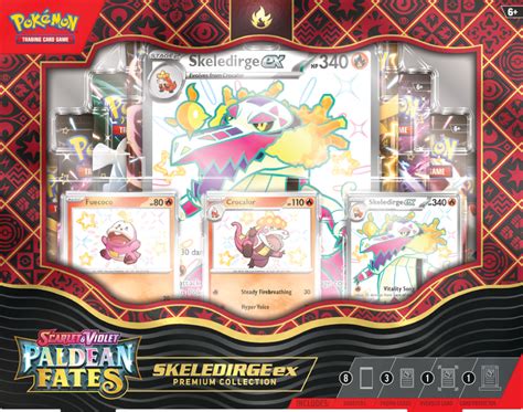 Pokemon Paldean Fates Skeledirge Ex Premium Collection English