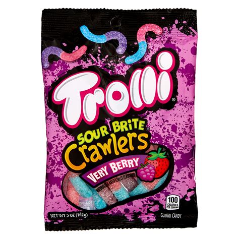 Trolli Very Berry Sour Brite Crawlers Gummy Candy 5oz Delivered In As Fast As 15 Minutes