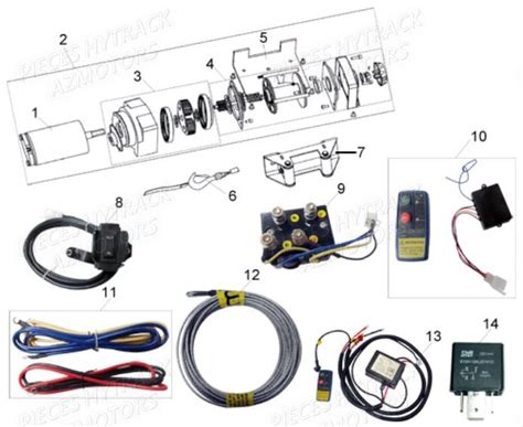 TREUIL pièces HYTRACK neuves Pieces SSV JOBBER T BOSS 570 pièces