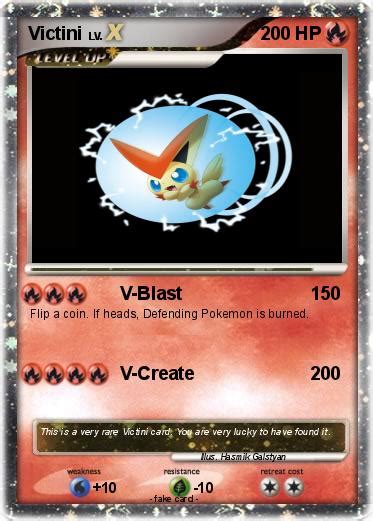 Pokémon Victini 1665 1665 V Blast My Pokemon Card