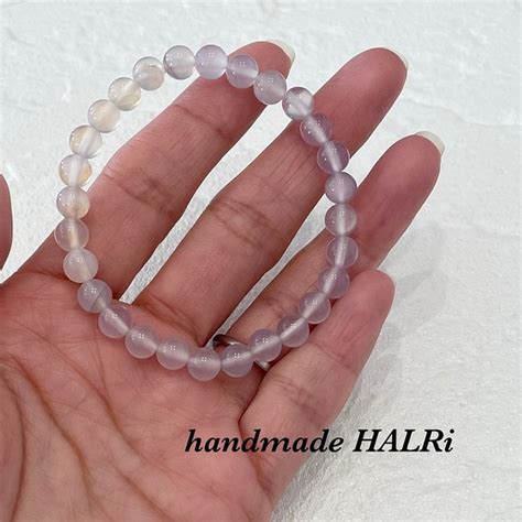 天然石ブレスレット256 キレイ色アゲート 1 ブレスレット・バングル Handmade Halri 通販｜creemaクリーマ