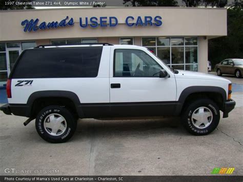 1997 Chevrolet Tahoe Z71 4x4 In Olympic White Photo No 20698735