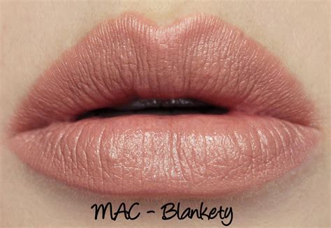 MAC Blankety Lipstick Swatches & Review - Lani Loves