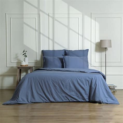 Juego De Cama Algod N Azul Denim X X Nina Maisons Du Monde