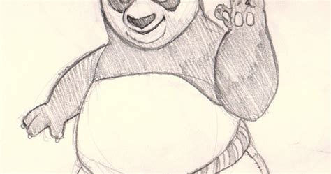 draw kung fu panda po