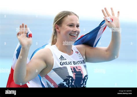 Great Britain S Sophie Hitchon Celebrates Winning Bronze In The Women S