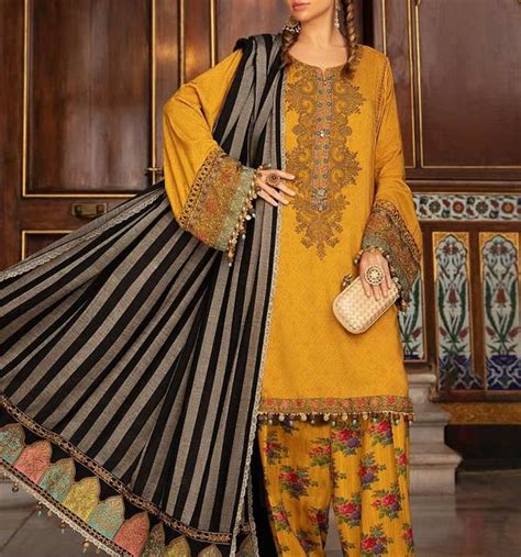 Lawn Sequence Embroidered Dress 2022 With Chiffon Dupatta Unstitched