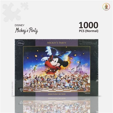 Jual Tenyo D 1000 431 Disney Mickeys Party Jigsaw Puzzle Shopee