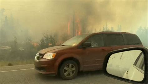 Canada Fires Map Where Wildfires Have Spread In Yellowknife And The