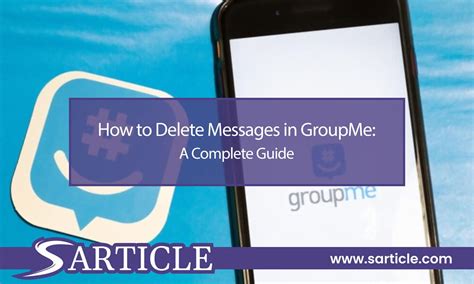 How To Delete A Message In Groupme 4 Steps Guide