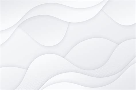 Premium Vector White Wave Abstract Background