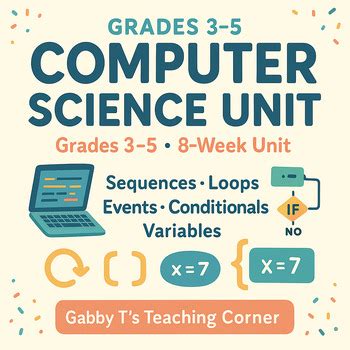grades  computer science curriculum  week coding unit sequences