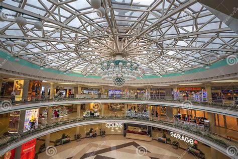 Interior Of Capital Mall Stolitsa Underground Shopping Centre Under