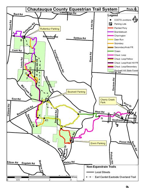 Trail Maps | Chautauqua County Equestrian Trail System