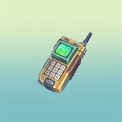 Flying Old Cell Phone Concept Art