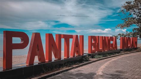 pantai bunga indah kuhanga youtube