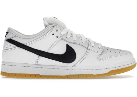 nike sb dunk  pro white gum mens cd