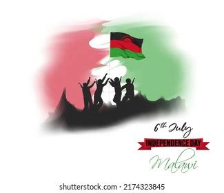 Vector Illustration Malawi Independence Day Stock Vector Royalty Free