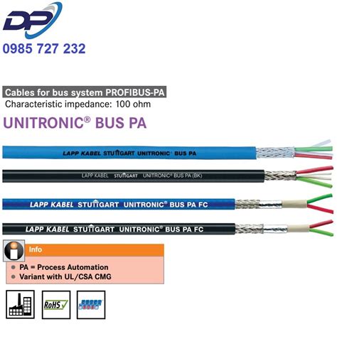 Cáp LAPP KABEL UNITRONIC BUS PA Chính Hãng Chống Nhiễu Giá Tốt