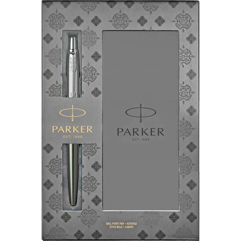 Химикалка Parker Jotter Royal Premium Tower Grey Diagonal CT в кутия с