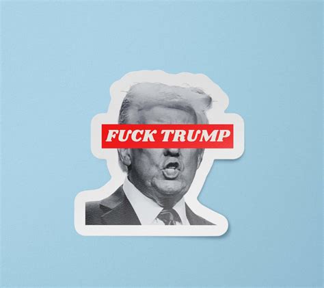 Fuck Trump Decal Pack Fuck Trump Bumper Sticker Elon Musk Stickers Leftist Decal FDJT
